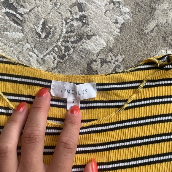 Yellow Striped Tank - Picture 3 of 3